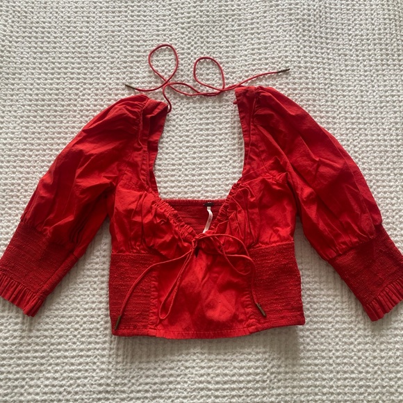 Red Women's Top - Picture 1 of 2